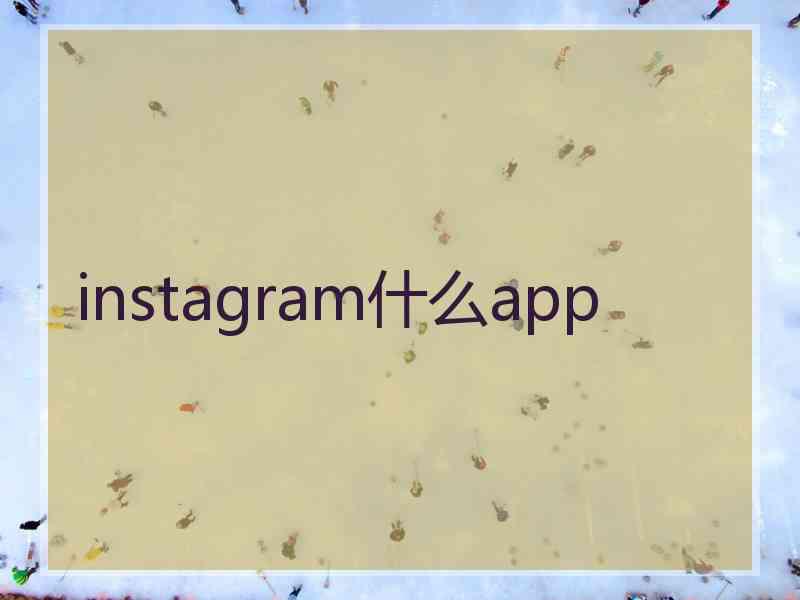 instagram什么app